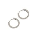wholesale S925 Sterling Silver Korean Version Ins Small Loop Classic Circle Smooth Surface Ear Studs Multiple Sizes Women Wholesale-0-4