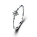 wholesale 18K White Gold Diamond Inlaid Ring Ladies Simple 14K Yellow Gold Zircon Jewelry Manufacturer Direct Wholesale-0-4