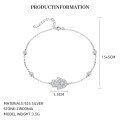 wholesale S925 Sterling Silver Evil Eye Hand Of Fatima Cross-border Women's Bracelet With Unique Design And Luxurious Feel-0-5