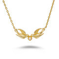 wholesale S925 gold-plated silver luxury crafted bird natural pearl necklace, spring new collection, gift-0-3