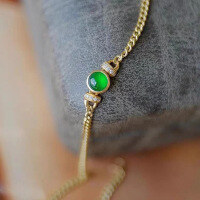 wholesale S925 Sterling Silver Red Elk Full Body Minimalist Niche French Light Luxury Bracelet Bangle Internet Famous New Versatile Women's-BS0194-Gold 925 Silver