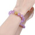 wholesale S925 Sterling Silver 10mm Amethyst Bracelet, Lavender Versatile Hand Chain, Fresh and Elegant with a Mysterious Feel-0-4