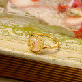 wholesale 925 Sterling Silver Japanese-style Light Jewelry Vintage Palace-style Elegant Openwork White Chalcedony Ring for Women, Natural Crystal Hand Accessory-0-2