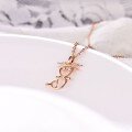 wholesale 18K Rose Gold, 9K Gold, 14K Yellow Gold, AU750, Moissanite Diamond Pendant Necklace, Women's Constellation Jewelry-0-1