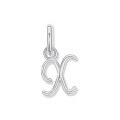 wholesale 925 Sterling Silver Irregular English Letter Pendant Ins Necklace For Women-0-31