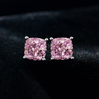 S925 Sterling Silver Oval Emerald-Cut Stud Earrings for Fashionable Commuting.-Style D [Clearance Sale with Free Shipping]  925 Silver