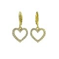 wholesale Sterling Silver New Hollow-Out Heart Earrings for Women, Viral Same Style Versatile Ear Wholesale-0-4