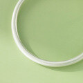 wholesale 999 Silver Minimalist Matte Textured Push-Pull Bangle S7837, Fresh and Sweet-0-4