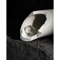 wholesale S925 Sterling Silver 464 Korean Version Open Silver Ring Ins Niche Dark Irregular Texture Geometric Square Ring for Women-0-1