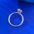 wholesale S925 Sterling Silver 6*8mm Minimalist European and American Ins-Style Small Sugar Cube Stackable Ring-0-2