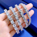 wholesale 925 Silver Jewelry New High Carbon Diamond Bracelet for Cross-Border Men and Women 4-5-6-7mm-0-2