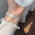wholesale 925 Silver Thin Wire Wide Bracelet Korean Style Fashion Commuting Light Luxury Ins Style Niche Hand Jewelry S7156-0-1