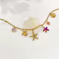 wholesale Stainless Steel Titanium Steel Women's Fashion Turtle Star Necklace Wholesale-0-4