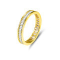 wholesale S925 Sterling Silver Zirconia Seven Princess Ring for Women, Small and Niche Stackable Row Ring,HW。-0-30