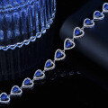 wholesale S925 Cross-Border Fashion Heart-Shaped Colorful Zircon Bracelet High-End Peach Heart Zircon Jewelry Wholesale Live Streaming Hot Selling-0-7