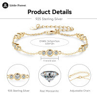 S925 Sterling Silver Zirconia Full Tennis Bracelet with Dazzling Pavé-Style S [Clearance Sale with Free Shipping]  925 Silver