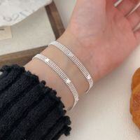 wholesale S925 Sterling Silver Women's Starry Sky Bracelet Korean Style New Small Luxury Love Hand Jewelry High-end Trendy-Starry Sky Model (Pure Silver)