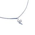 wholesale S925 Silver Exquisite Full-Diamond Serpent Necklace, Light Luxury Design, Fashionable and Elegant, Live Streaming Style for Women-0-4