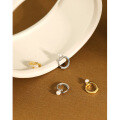 wholesale S925 Sterling Silver EA535 Korean Version Ins Minimalist Elegant Mini Pearl Ear Clips for Women, Versatile Ear Accessories-0-1
