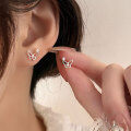 wholesale S925 Sterling Silver Hollow Butterfly Earrings For Women, Small Batch Design, Luxury Fashion, Wholesale-0-4