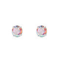 wholesale 925 Sterling Silver Colored Zirconia Stud Earrings For Women-0-0