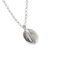 wholesale S925 Sterling Silver HXL201 Korean Style Fashionable and Unique Coffee Bean Short Pendant Collarbone Necklace Versatile Chain Accessory for Women-0-4