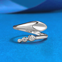 wholesale S925 Silver Zhu Zhifan Jewelry New Chinese Court Style Luxury Vintage Old Money Style Rattlesnake Adjustable Ring-K080 Silver Snake Ring Size 8