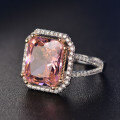 S925 Silver Pigeon Egg Topaz Ring, Sky Blue, Clearance Sale with Free Shipping-0-5