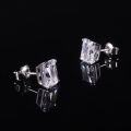 wholesale 14K Gold Plated 3CT Moissanite Stud Earrings with GRA Certificate & 9/10/18K White Gold Empty Earring Settings-0-1