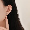 wholesale S925 Sterling Silver Maker's Bamboo Node Ascending Stud Earrings, Fashionable Petite, Light Luxury Exquisite Niche Jewelry for Lovers and Best Friends-0-3