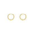 wholesale S925 Sterling Silver Women's Minimalist Hoop Earrings, Small Designer Ear Clips-0-5