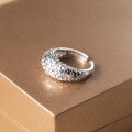 wholesale S925 Sterling Silver Fresh and Sweet Ins Style Niche Design Exquisite Bubble Ring R02544-0-3