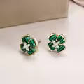 wholesale 925 Sterling Silver bfirst Original Design Vintage Earrings Chinese New Year Ear Studs High-end Exquisite Silver Jewelry-0-2