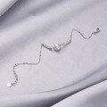 wholesale Metal material minimalist fashionsingle shell pearl chain bracelet for women-0-2