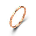 wholesale 18K Rose Gold Plain Ring Ladies Jewelry 9K White Gold Light Gold Tail Ring 14K Rose Gold Couple Rings-0-4