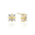 wholesale S925 Sterling Silver Star Stud Earrings for Women, Korean Style Diamond-Inlaid Fashionable Elegant Minimalist Ins Style Cross-Border Supply Chain with Drop Shipping-0-4