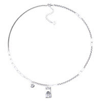 wholesale S925 Sterling Silver Korean Dongdaemun Retro Rectangular Pendant Necklace,-030L/approximately 9.1g 925 silver