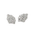 wholesale S925 Sterling Silver 7167 Korean Version Ins Style Minimalist Design Versatile Textured Crinkle Effect Earrings for Women-0-5