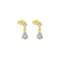 wholesale S925 Sterling Silver Marquise Zirconia Drop Dangle Earrings With Crystal Accents And Tassel-0-20