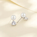 wholesale S925 Sterling Silver Rhinestone Earrings with Designer-inspired Cultured Pearls, Euro-American Style Cross-Border Diamond-Encrusted Earrings for Wholesale-0-3