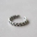 wholesale Metal material, cross-border Europe and America twist ring for women, vintage index fingerdesign, does not fade, ancient styleadjustable tail ring wholesale-0-0