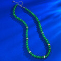 wholesale Silver High Jewelry Icy Imperial Green Chrysoprase Bead Strand 60mm Versatile Full Strand Necklace 40+8-0-1