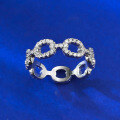 wholesale S925 Silver Zhuo Zhifan New Season Row Ring Women'sIns Style Ring Band-0-2