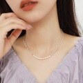 wholesale 990 Sterling Silver Natural Pearl Pendant Necklace For Women-0-2
