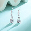 wholesale S925 Sterling Silver Cross-Border High-End Moissanite Earrings, Simple and Elegant, Fashionable and Versatile Ear Accessories, Hot-Selling Wholesale for Live Streaming-0-0