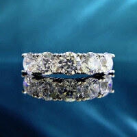 wholesale S925 silver jewelry new women's classic 50mm white diamond ring, women'sins ring band-R496 White Diamond>No. 8