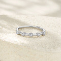 925 Sterling Silver Moissanite Ring with Honeysuckle Design, Cross-Border Hot-Sale Trendy Jewelry-0-2