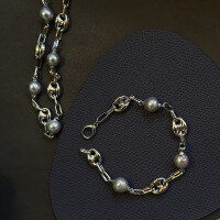 wholesale S925 Sterling Silver Red Elk Full Body High-End Elegant Bracelet, Versatile Fashion Chain Bangle for Daily Commute-BS0136-Platinum 925 Silver