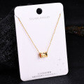 Sterling Silver Gilded Diamond-Cross Pikaxiou Pendant Necklace-0-13
