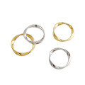 wholesale S925 Sterling Silver Minimalist Möbius Twist Open Adjustable Ring for Women, Korean Style-0-4